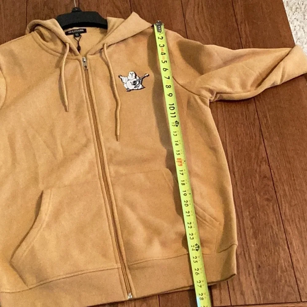True Religion men’s Radiant Buddha zip up hoodie NWT sz M